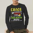 Daycare Teacher School Chaos Coordinator Toddler Tamer For Men Women Kids Men's Long Sleeve T-Shirt, funny gift