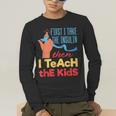 Diabetic Teacher Diabetes Awareness Insulin Blue Ribbon Men's Long Sleeve T-Shirt, funny gift