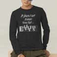 It Doesn't Get Scarier Halloween Music Teacher Costume For Men Women Men's Long Sleeve T-Shirt, funny gift