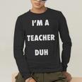 Easy Halloween Teacher Costume Shirt For Men Women Kids Men's Long Sleeve T-Shirt, funny gift