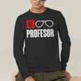 El Professor Money Costume Profesor Glasses Men Teacher Gift Men's Long Sleeve T-Shirt, funny gift El Professor Money Costume Profesor Glasses Men Teacher Gift Men's Long Sleeve T-Shirt, funny gift