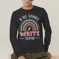 ELA English Teacher Men's Long Sleeve T-Shirt, funny gift