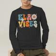 English Teacher Ela Vibes Teacher Kids First Day Of School Men's Long Sleeve T-Shirt, funny gift