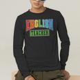 English Teacher Men Women Grammar Class English Teacher Men's Long Sleeve T-Shirt, funny gift