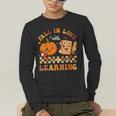 Fall In Love With Reading Book Autumn Pumpkins And Teachers Men's Long Sleeve T-Shirt, funny gift Fall In Love With Reading Book Autumn Pumpkins And Teachers Men's Long Sleeve T-Shirt, funny gift