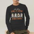 Are You Fall-O-Ween Directions Halloween TeacherGhost Book Men's Long Sleeve T-Shirt, funny gift Are You Fall-O-Ween Directions Halloween TeacherGhost Book Men's Long Sleeve T-Shirt, funny gift