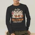Are You Fall O Ween Directions Teacher Halloween Boo Ghost Men's Long Sleeve T-Shirt, funny gift Are You Fall O Ween Directions Teacher Halloween Boo Ghost Men's Long Sleeve T-Shirt, funny gift