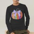 Fall Pumpkin Books Lover Halloween Teacher Teaching Staff Men's Long Sleeve T-Shirt, funny gift