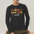 Fall Teacher Fall In Love With Math Math Thanksgiving Men's Long Sleeve T-Shirt, funny gift