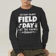 Field Day Second 2nd Grade Orange 2025 Boy Girl Teacher Men's Long Sleeve T-Shirt, funny gift Field Day Second 2nd Grade Orange 2025 Boy Girl Teacher Men's Long Sleeve T-Shirt, funny gift