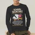 Front Office Teacher Admin Meaning School Secretary Men's Long Sleeve T-Shirt, funny gift Front Office Teacher Admin Meaning School Secretary Men's Long Sleeve T-Shirt, funny gift