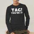 Fun Summer Tag You'Re It Teacher Vacation T-Shirt For Men Women Girls Kids Men's Long Sleeve T-Shirt, funny gift