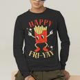 Fun Teacher Happy Fri Yay French Fries Friday Lovers Men's Long Sleeve T-Shirt, funny gift Fun Teacher Happy Fri Yay French Fries Friday Lovers Men's Long Sleeve T-Shirt, funny gift