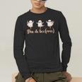 Ghost Ballet Dancer Halloween Dance Teacher Pas De Boo-Rée Men's Long Sleeve T-Shirt, funny gift Ghost Ballet Dancer Halloween Dance Teacher Pas De Boo-Rée Men's Long Sleeve T-Shirt, funny gift