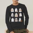 Ghost Speech Therapy Teacher Spooky Season Halloween Men's Long Sleeve T-Shirt, funny gift