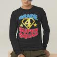 Grade 4 Super Squad Superhero Teacher Team Men's Long Sleeve T-Shirt, funny gift Grade 4 Super Squad Superhero Teacher Team Men's Long Sleeve T-Shirt, funny gift