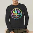 Groovy Life Skills Squad Teacher Special Ed SPED Team Crew Men's Long Sleeve T-Shirt, funny gift Groovy Life Skills Squad Teacher Special Ed SPED Team Crew Men's Long Sleeve T-Shirt, funny gift