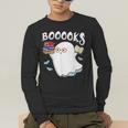 Halloween Books Librarian English Teacher Reader Reading Men's Long Sleeve T-Shirt, funny gift Halloween Books Librarian English Teacher Reader Reading Men's Long Sleeve T-Shirt, funny gift