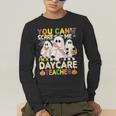Halloween You Can't Scare Me I'm a Daycare Teacher Ghost Men's Long Sleeve T-Shirt, funny gift Halloween You Can't Scare Me I'm a Daycare Teacher Ghost Men's Long Sleeve T-Shirt, funny gift