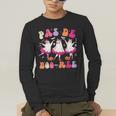 Halloween Dance Teacher Pas De Boo-Ree Ghost Ballet Dancer Men's Long Sleeve T-Shirt, funny gift