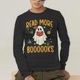Halloween Read More Books Retro Costume Teacher Women Girls Men's Long Sleeve T-Shirt, funny gift