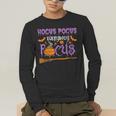Halloween Teacher Or Student Hocus Pocus Everybody Focus For Men Women Kids Men's Long Sleeve T-Shirt, funny gift