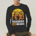 Halloween Teachers Science Math Teachers Love Brains Men's Long Sleeve T-Shirt, funny gift Halloween Teachers Science Math Teachers Love Brains Men's Long Sleeve T-Shirt, funny gift
