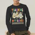 Halloween Teaching My Boos Cute Ghost Teacher Life Costume Men's Long Sleeve T-Shirt, funny gift