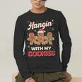 Hangin With My Cookies Gingerbread Man Xmas Teacher Men's Long Sleeve T-Shirt, funny gift Hangin With My Cookies Gingerbread Man Xmas Teacher Men's Long Sleeve T-Shirt, funny gift