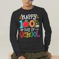Happy 100th Day Of School Teachers 100 Days Of School Kids Men's Long Sleeve T-Shirt, funny gift Happy 100th Day Of School Teachers 100 Days Of School Kids Men's Long Sleeve T-Shirt, funny gift