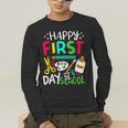 Happy First Day Of School Teacher Back To School Student Men's Long Sleeve T-Shirt, funny gift