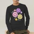 Happy To See Your Face Teacher Flower Back To School Men's Long Sleeve T-Shirt, funny gift Happy To See Your Face Teacher Flower Back To School Men's Long Sleeve T-Shirt, funny gift