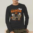 Haunted By 6-7 Halloween Math Teacher Joke Men's Long Sleeve T-Shirt, funny gift Haunted By 6-7 Halloween Math Teacher Joke Men's Long Sleeve T-Shirt, funny gift
