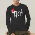 Ho Cubed Shirt Math Teacher Xmas For Men Women Kids Men's Long Sleeve T-Shirt, funny gift Ho Cubed Shirt Math Teacher Xmas For Men Women Kids Men's Long Sleeve T-Shirt, funny gift