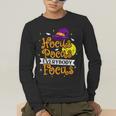 Hocus Pocus Everybody Focus Halloween Teacher Men Women Kids Men's Long Sleeve T-Shirt, funny gift