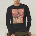 Human Muscles Organs Scary Anatomy Teacher Halloween Costume Men's Long Sleeve T-Shirt, funny gift Human Muscles Organs Scary Anatomy Teacher Halloween Costume Men's Long Sleeve T-Shirt, funny gift