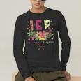 IEP I Encourage Progress Teacher Special Education Men Women Men's Long Sleeve T-Shirt, funny gift
