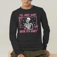 I'Ll Just Wait Until It's Quiet Spooky Teacher Halloween Men's Long Sleeve T-Shirt, funny gift