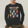 Inclusion Is My Jam SPED Teacher Special Education Life Men's Long Sleeve T-Shirt, funny gift Inclusion Is My Jam SPED Teacher Special Education Life Men's Long Sleeve T-Shirt, funny gift