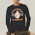 It's A Bootiful Day To Make Art Halloween Art Teacher Men's Long Sleeve T-Shirt, funny gift