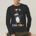 It's Fri-Yay Dabbing Penguin Friday Weekend Teacher Student Men's Long Sleeve T-Shirt, funny gift It's Fri-Yay Dabbing Penguin Friday Weekend Teacher Student Men's Long Sleeve T-Shirt, funny gift