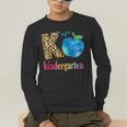 K Is For Kindergarten Teacher Tie Dye Back To School Kinder For Men Women Girls Kids Men's Long Sleeve T-Shirt, funny gift
