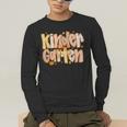 Kindergarten Teacher Fall Pumpkin Autumn Cute Men's Long Sleeve T-Shirt, funny gift Kindergarten Teacher Fall Pumpkin Autumn Cute Men's Long Sleeve T-Shirt, funny gift
