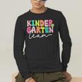 Kindergarten Team Teacher Back To School Kindergarten Squad Men's Long Sleeve T-Shirt, funny gift
