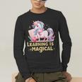 LEARNING IS MAGICAL TEACHER UNICORN BACK TO SCHOOL UNICORN Men's Long Sleeve T-Shirt, funny gift LEARNING IS MAGICAL TEACHER UNICORN BACK TO SCHOOL UNICORN Men's Long Sleeve T-Shirt, funny gift