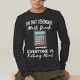 Legendary Math Coach Mathematics Calculator Math Teacher Men's Long Sleeve T-Shirt, funny gift Legendary Math Coach Mathematics Calculator Math Teacher Men's Long Sleeve T-Shirt, funny gift