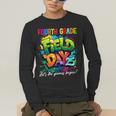 Let The Games Begin Fourth Grade Field Day 2025 Teacher Kid Men's Long Sleeve T-Shirt, funny gift