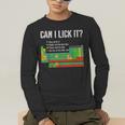 Can I Lick It Periodic Table Science Teacher Student Men's Long Sleeve T-Shirt, funny gift Can I Lick It Periodic Table Science Teacher Student Men's Long Sleeve T-Shirt, funny gift