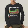 Can I Lick It Periodic Table Shirt Science Chemistry Teacher Men's Long Sleeve T-Shirt, funny gift Can I Lick It Periodic Table Shirt Science Chemistry Teacher Men's Long Sleeve T-Shirt, funny gift