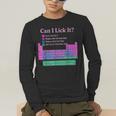 Can I Lick It Periodic Table Teacher Student Kids Men's Long Sleeve T-Shirt, funny gift Can I Lick It Periodic Table Teacher Student Kids Men's Long Sleeve T-Shirt, funny gift